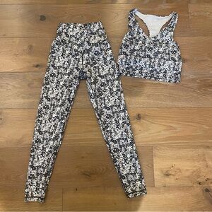 Aerie Floral Workout Set